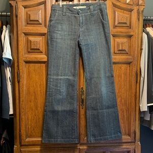 GAP Long And Lean Wide leg Dress Jeans Size 6